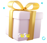 Receba seus bônus de boas-vindas no 5u5u